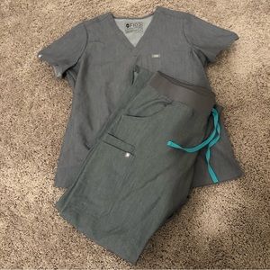 Figs Kade Graphite Scrub Pants